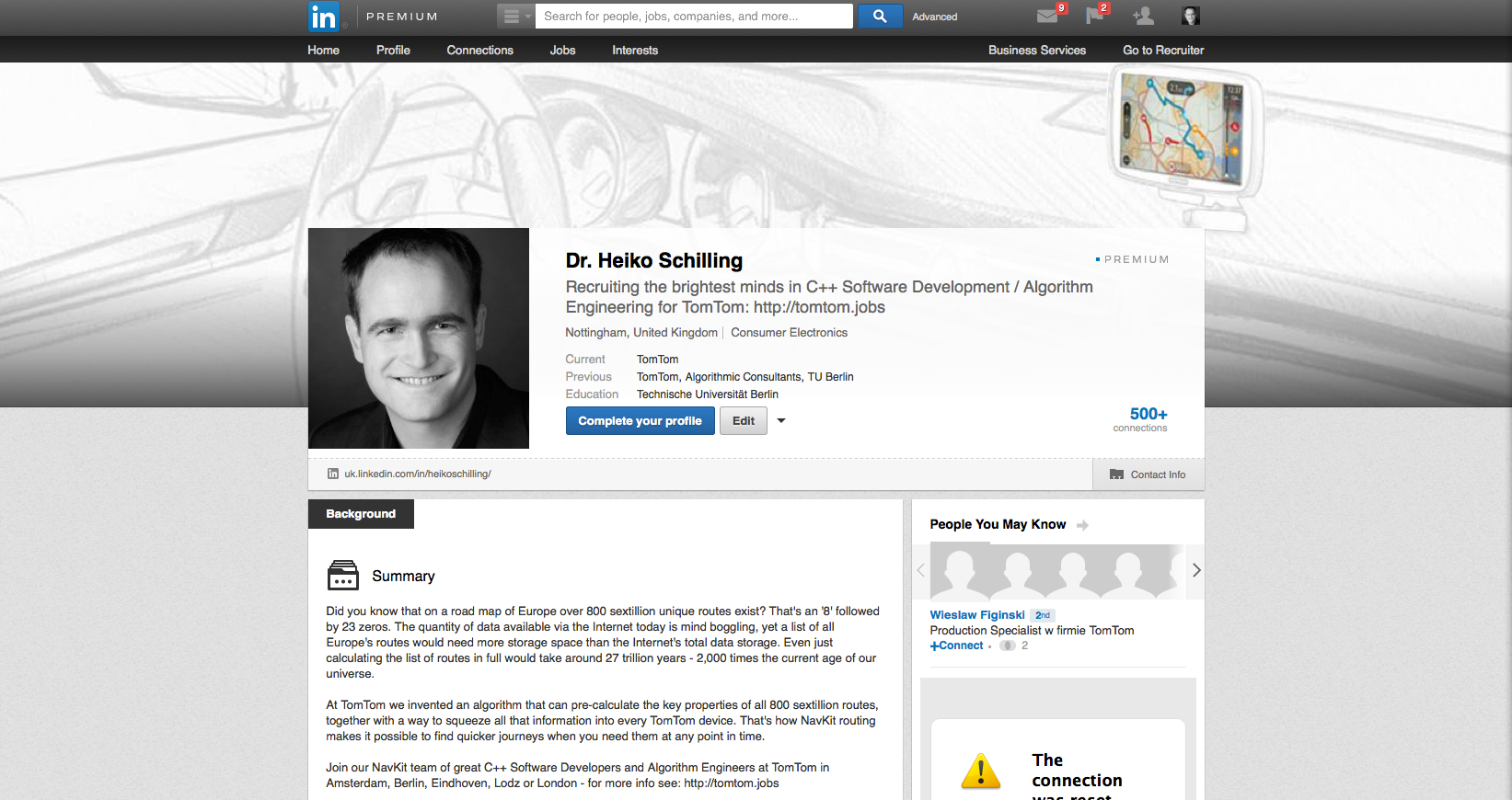 LinkedIn Profile Heiko Schilling
